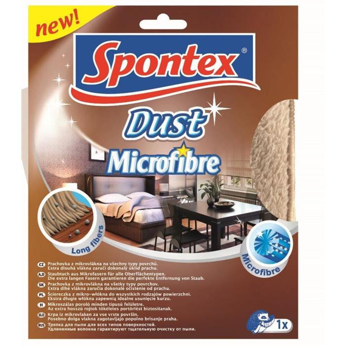 Schwämme, Tücher, Bürsten - Spontex Dust Microfibre 44094 Staubtuch - 