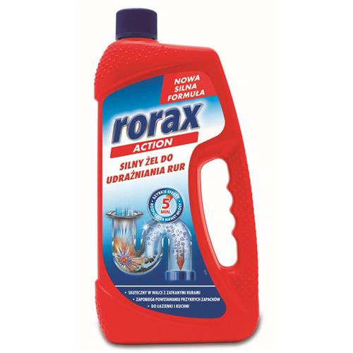 Rorax Action Gel zum Entblocken von Röhrchen 1000ml Rot