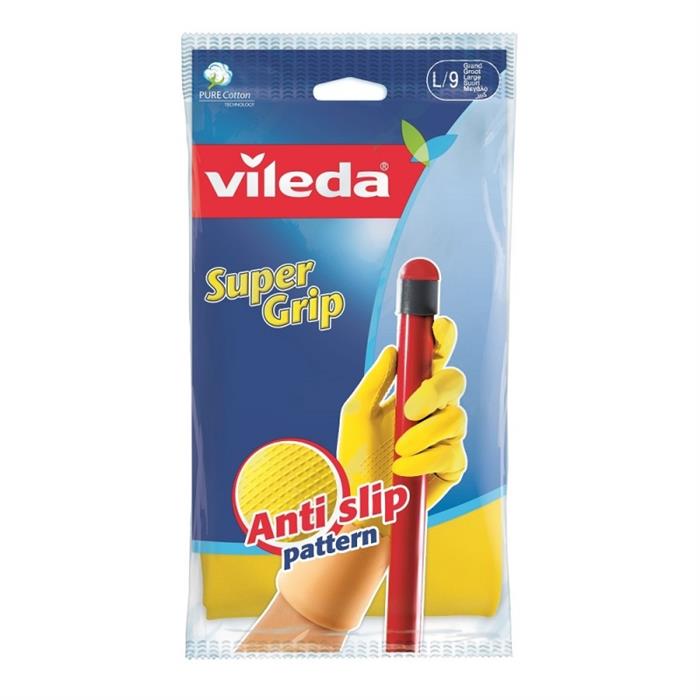 Handschuhe - Vileda Handschuhe Super Grip L 145750 - 