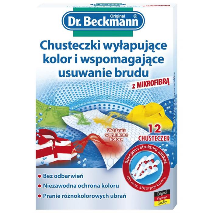 Tücher fangen die Farbe ein - Dr. Beckmann Catching Wipes Farbe 12 Stück - 