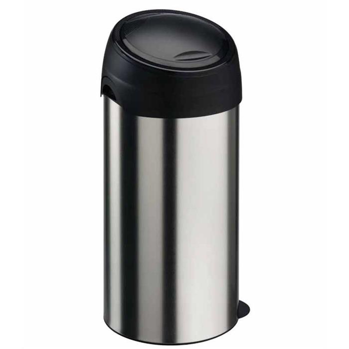 Behälter zur Mülltrennung - Mülleimer Soft Touch 60l Meliconi aus gebürstetem Stahl - 