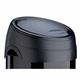 Behälter zur Mülltrennung - Soft Touch Mülltonne 40l Stahl Meliconi schwarz - 