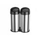 Behälter zur Mülltrennung - Ecolux Soft Touch Abfallbehälter 80l (40 + 40l) Meliconi aus gebürstetem Stahl - 