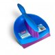 Schaufeln mit einem Pinsel - Gosia Kehrschaufel mit Handbürste Blau 4915 - 