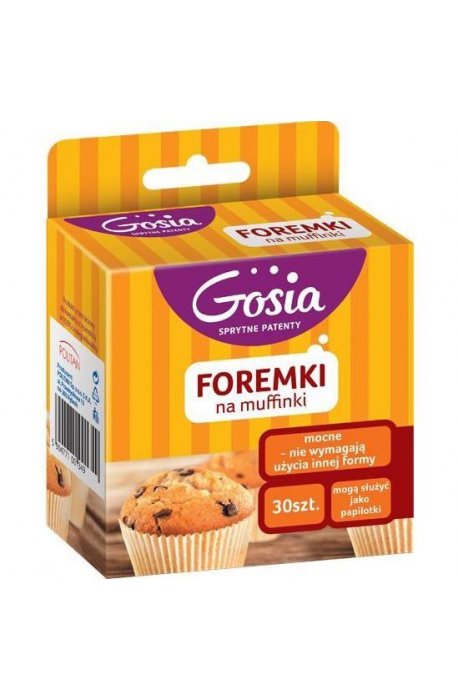 Formen und Formen zum Backen, für Eis - Gosia Papierformen für Muffins 30 Stück 3184 - 