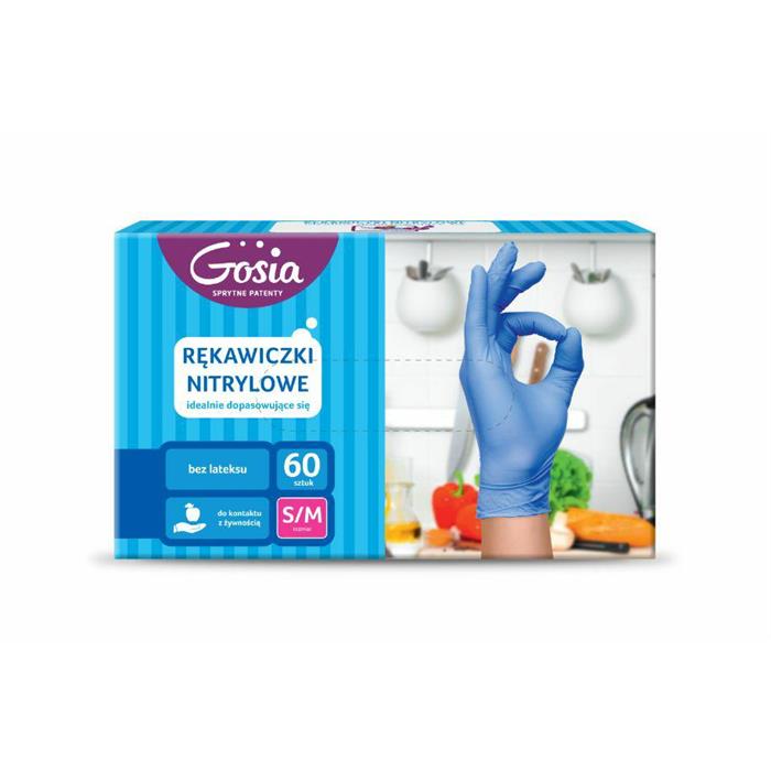 Handschuhe - Gosia Nitril Handschuhe S / M 60pcs 6087 - 