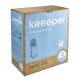 Behälter zur Mülltrennung - Keeeper Ständer für Müllsäcke 1159 Hellgrau - 