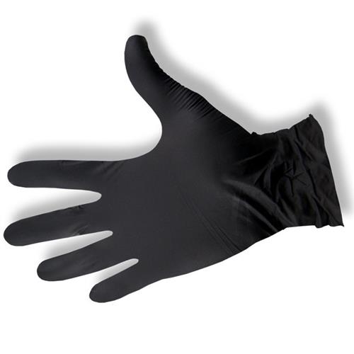Nitril-OP-Handschuhe M schwarz Maxsafe puderfrei 100 Stück