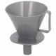 Kaffee- und Teekocher - 13,5 cm Kaffeefilter aus Kunststoff - 