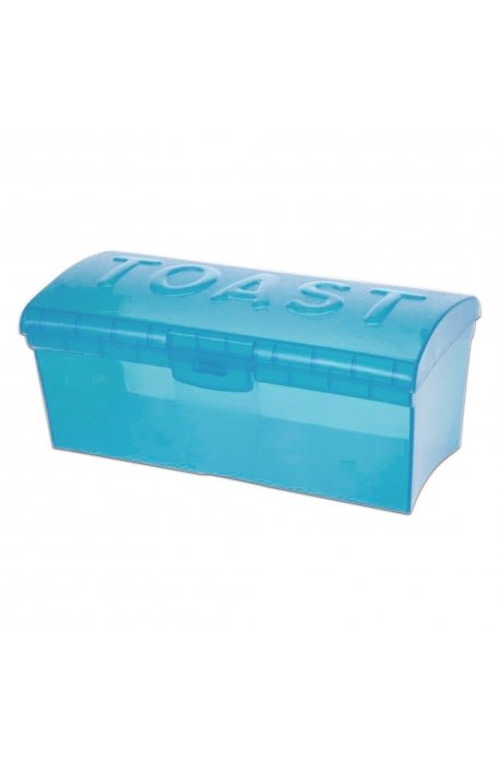 Lebensmittelbehälter - Toastbrotbehälter-Grün-Blau transparent - 