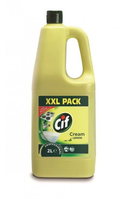 Reinigungslotion - Cif Professional Cream Lemon 2l gelbe Reinigungsmilch - 