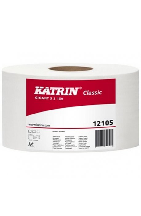 Toilettenpapier - Katrin Toilettenpapier Giant S2 130 121050 Weiß - 