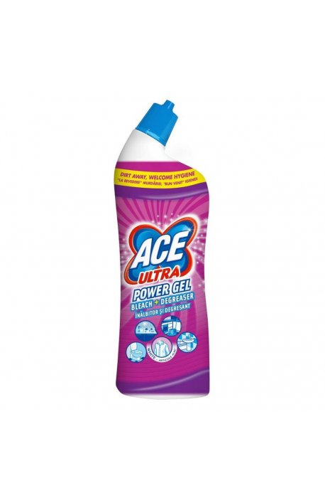 Toiletten- oder Badezimmerflüssigkeiten, Duftkörbe - Ace Ultra Toilettengel 750ml Fresh Pink Procter Gamble - 