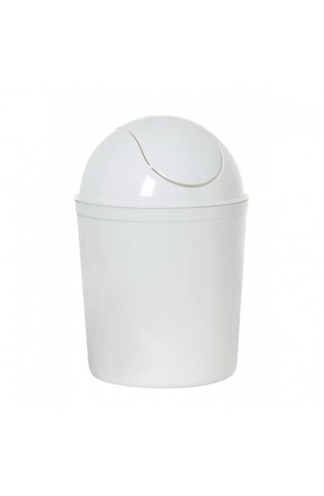 Behälter zur Mülltrennung - Plast Team Korb 5l Swing Casa 1345 Weiß - 