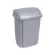 Behälter zur Mülltrennung - Plast Team Swing Bin 25l Silber 1341 - 