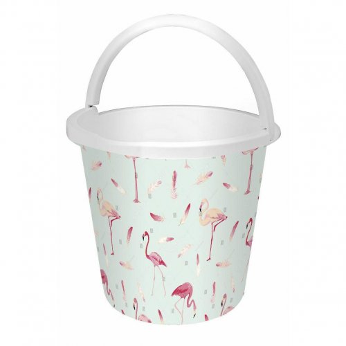 Branq Bucket 10l Mit Druck Flamingo 1201