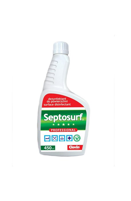 Antibakterielle und desinfizierende Flüssigkeiten - Septosurf 450ml Clovin Desinfektionsmittel - 