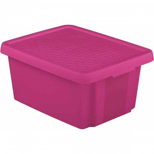 Curver Essentials 16l Behälter Mit Deckel Pink 225368