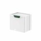 Behälter zur Mülltrennung - Ecocubes Mülleimer 22l weiß und grün Trennung eco Meliconi - 