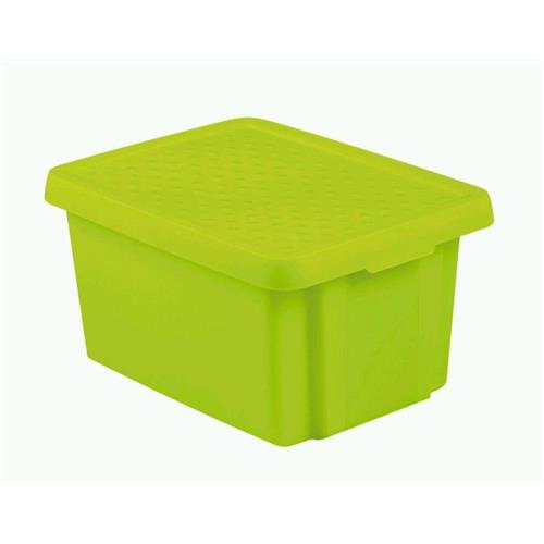 Curver Behälter mit Deckel grün Essentials 26l 225449