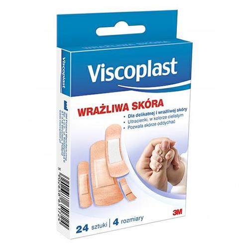 3M Viscoplast Pflaster für empfindliche Haut 24 Stk