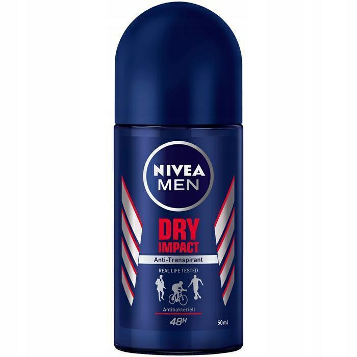 Antitranspirantien - Nivea Roll-On Men Dry Impact Antyprespirant 50ml - 