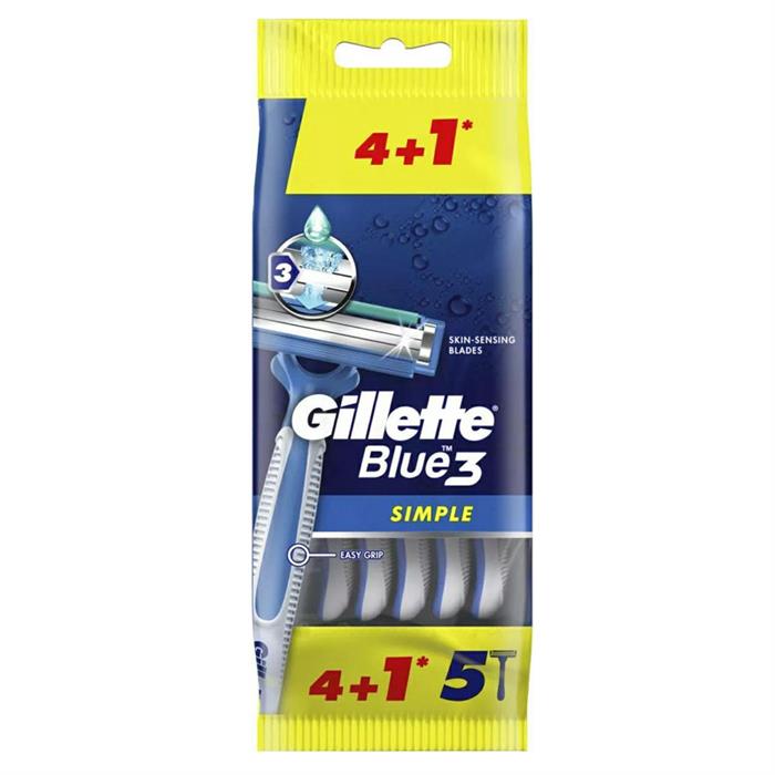 Rasieren - Gillette Blue3 Simple Maszynki Do Golenia 5szt - 