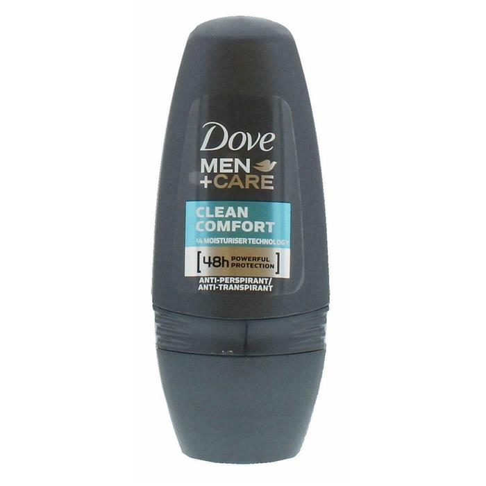 Antitranspirantien - Dove Clean Comfort Men Roll- on Antyprespirant W Kulce 50ml - 